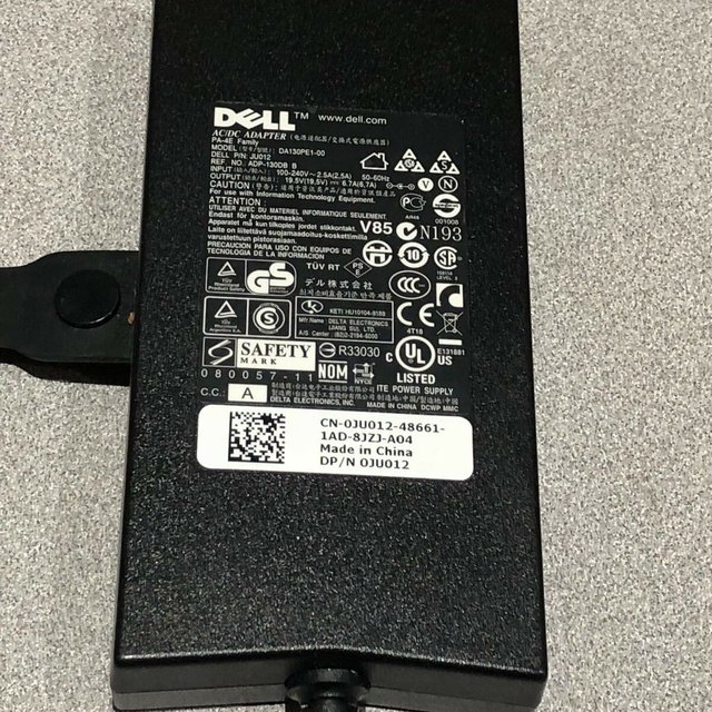 Original For Dell JU012 130W AC Adapter DA130PE1-00 PA-4E